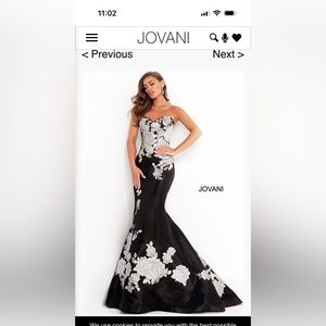 Jovani mermaid gown
